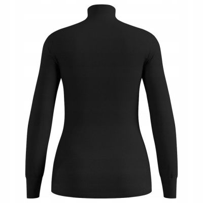 Odlo BL TOP Rollkragen langarm ACTIVE WARM ECO Damen T-Shirt Größe M Schwarz