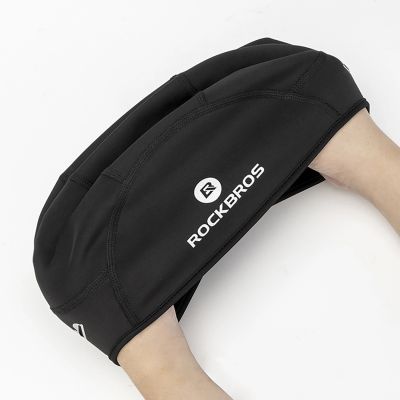 9. Rockbros Dala Winter-Radmütze mit Löchern für Brillen – grau