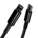 4. Baseus CATLWJ-01 Lightning – USB-C PD-Kabel 20 W 480 Mbit/s 1 m – Schwarz