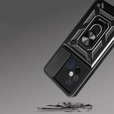 3. Tech-Protect CamShield Pro Hülle für Xiaomi Redmi 12C – Schwarz