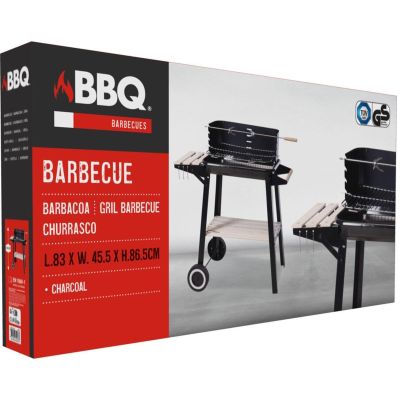 10. Gartengrillwagen 83x45,5x86,5 cm Schwarz