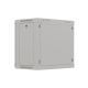 21. Wandmontierter Installationsschrank 19" 9U 540x350 graue Glastür LANBERG (FLAT PACK)