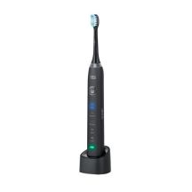 Teesa SONIC Schallzahnbürste für Erwachsene, Schwarz