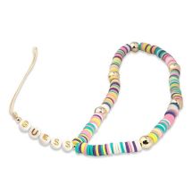 Guess, Anhänger GUSTPEAM Phone Strap multicolor/multicolor Heishi Beads