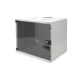 Digitus 19-Zoll 9U SOHO Wandschrank, grau, Glas