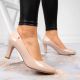 6. Sergio Leone W SK39J Pumps aus nacktem Lackleder
