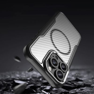 8. Leading Series MagSafe Silikonhülle für iPhone 16 Pro – Schwarz