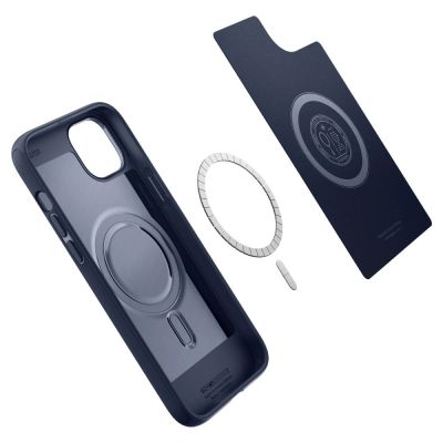 4. Spigen Mag Armor Hülle für iPhone 14 Plus – blau