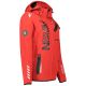 Geographical Norway Reine Red/Black LADY 007 Damen-Softshelljacke mit Kapuze (WU8187F/GNO-RED-BLACK)/WU8088