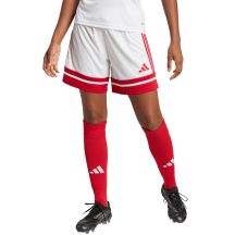 adidas Squadra 25 Damenshorts weiß und rot JJ0020