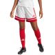 adidas Squadra 25 Damenshorts weiß und rot JJ0020
