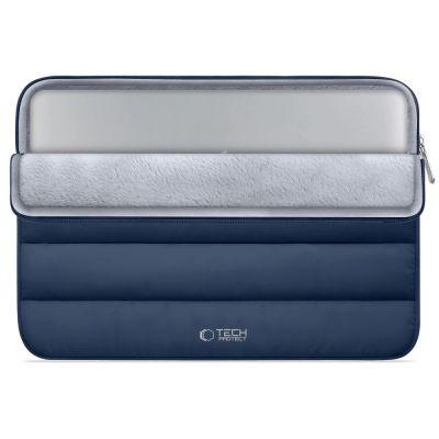 8. Tech-Protett Flauschige Laptoptasche 13-14 - Marineblau