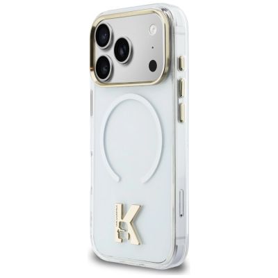 2. Karl Lagerfeld IML K Head Logo MagSafe Hülle für iPhone 17 Pro Max – Transparent
