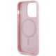 7. Guess GUHMP14LPSAHMCP Hülle für iPhone 14 Pro – rosa Saffiano MagSafe