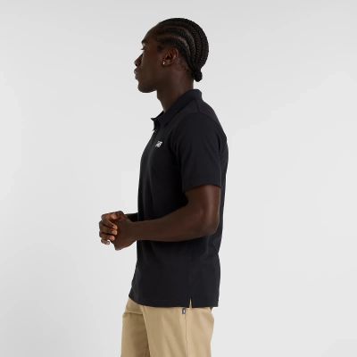 7. New Balance Baumwoll-Piqué-Poloshirt M MT51519BK