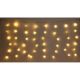 40. Weihnachtsbaumbeleuchtung, Lichtvorhang für den Außenbereich/Innenbereich, 240 LEDs, 600 x 60 cm, mit Fernbedienung, warmweiß