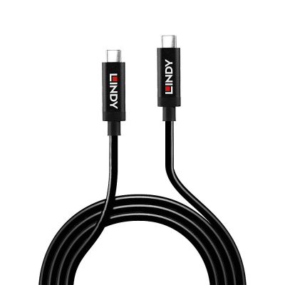 6. Lindy 43308 USB-Kabel USB 3.2 Gen 2 (3.1 Gen 2) 5 m USB-C Schwarz