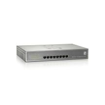 LevelOne GB PoE+ Switch 8-Port 19-Zoll 123W 1Gbps