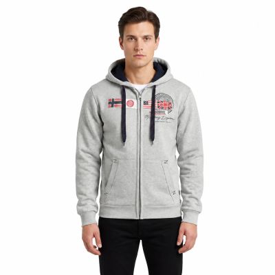 5. Herren-Sweatshirt Geographical Norway GORMA MEN 100 EO +BS (WT1880H/GN-BLENDED GREY)