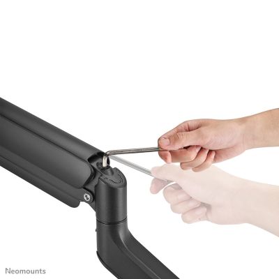 15. Neomounts DS70PLUS-450BL1 Monitorhalterung/Ständer 124,5 cm (49") Schreibtisch Schwarz