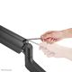 15. Neomounts DS70PLUS-450BL1 Monitorhalterung/Ständer 124,5 cm (49") Schreibtisch Schwarz