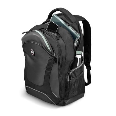 7. Port Designs Courchevel Rucksack, schwarzer Nylon-Wanderrucksack