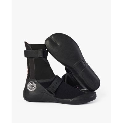 RIP CURL Fbomb 7mm Neoprenstiefel mit runder Spitze, Schwarz