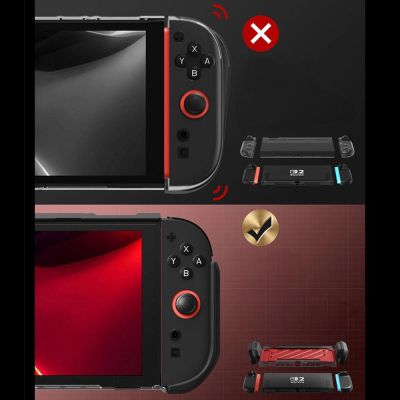 3. Supcase Unicorn Beetle Pro Hülle für Nintendo Switch 2 - Rot und Schwarz