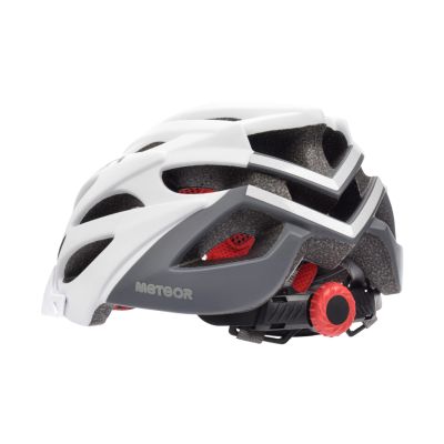 3. Meteor Marven Helm L 58-61 cm weiß-grau 24725