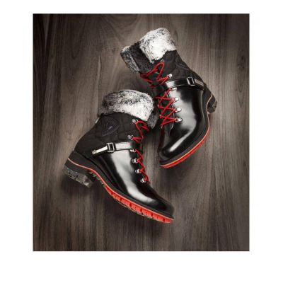 7. Rossignol W 1907 Megeve Schwarze Hochglanzschuhe