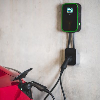 6. Green Cell Wallbox EV PowerBox 22kW Ladegerät mit Steckdose und RFID
