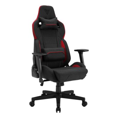3. SENSE7 Sentinel Gaming-Stuhl, gepolsterter Sitz, Schwarz, Rot