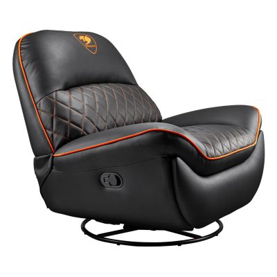 4. COUGAR CGR-OVL-ORB Gaming-Sofa, gepolsterter Sitz, Schwarz