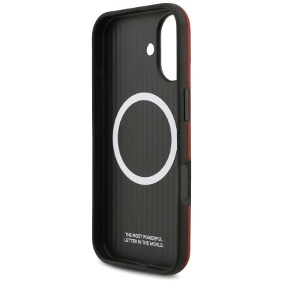7. BMW M FW MagSafe Hülle mit Metalllogo für iPhone 17 - Rot