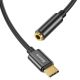 4. Baseus L54-Adapter für USB-C-Kopfhörer/Miniklinke 3,5 mm DAC 24 Bit 48 KHz – Schwarz