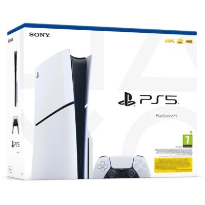 5. Sony PlayStation 5 Slim Blu-Ray 1TB weiße Konsole