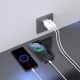 6. Wozinsky WLS-20W 20W USB-A/USB-C-Wandladegerät mit 1 m USB-C-Kabel – Weiß