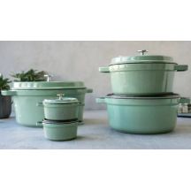 STAUB 40508-707-0 runder Gusseisentopf - mintgrün 6,7 l