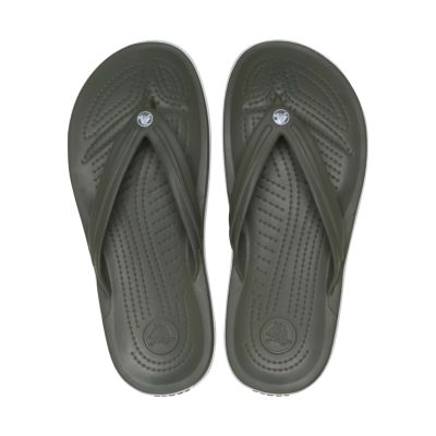 4. Crocs Crocband Flip-Flops olivgrün 11033 3J5