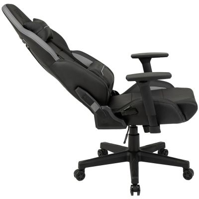 5. SENSE7 Sentinel Gaming-Stuhl, gepolsterter Sitz, Schwarz/Grau