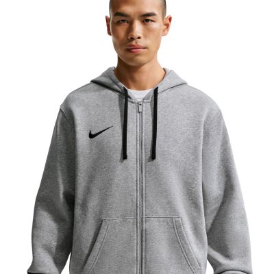 3. Nike Park 26 Fleece-Kapuzenpullover mit durchgehendem Reißverschluss, Herren, Grau, IB1228 063