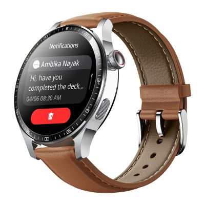 5. Joyroom Classic Series JR-FC2 Pro Smartwatch mit Anrufannahmefunktion – Silber