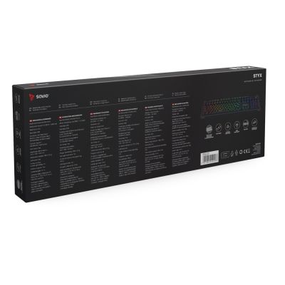 7. SAVIO MECHANISCHE TASTATUR STYX OUTEMU RED HOT SWAP RGB