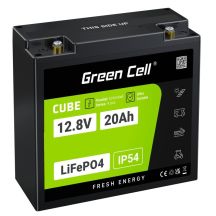 GREEN CELL LIFEPO4 CUBE-AKKU 20AH 12V/12,8V 256Wh LFPGC12V20AH