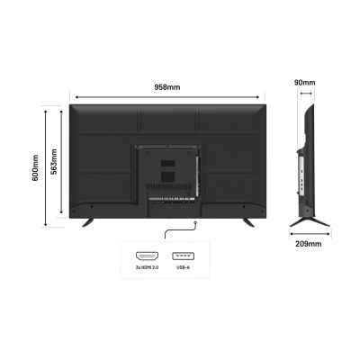 7. JAPANNEXT Monitor 109,2 cm JN-IPS430UHD60F 16:9 3x HDMI UHD