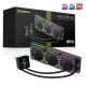Gamemax CPU-Flüssigkeitskühler | HAILSTORM 360 LCD BK | Schwarz