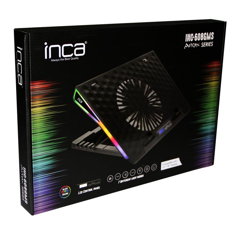 6. Inca INC-608GMS Laptopständer Notebookständer Schwarz 43,2 cm (17")