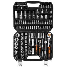 Steckschlüsselsatz 1/4", 1/2", 110-teilig