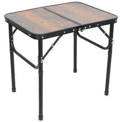 12. Klappbarer Campingtisch 60 x 45 x 25/56 cm, Holz