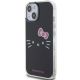 2. Hello Kitty IML Kitty Face Hülle für iPhone 15 – Schwarz